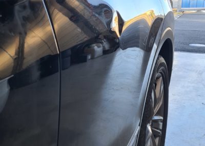 Débosselage porte arrière.
